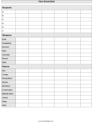 Printable Clue Scoresheet