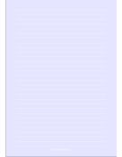 Printable Lined Paper - Light Blue - Wide White Lines - A4