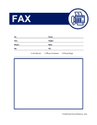 Colorful Fax Machine Icon fax cover sheet