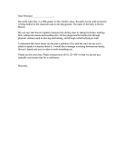 Bullying Complaint Letter