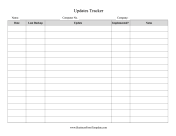 Computer Update Tracker