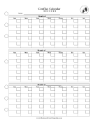 Conflict Calendar