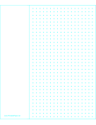 Printable Cornell Dot Paper Left