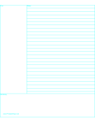 Printable Cornell Note Paper