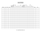 Court Reporter Expense Ledger