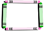 Crayon Frame Name Tag