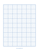 Printable Cross-stitch 10 Lines per Inch