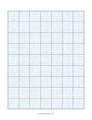 Printable Cross-stitch 18 Lines per Inch