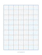 Printable Cross-stitch 9 Lines per Inch