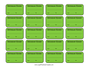 Defendant Exhibit Labels