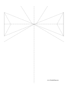 Printable Delta Paper Airplane