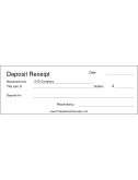 Deposit Receipt