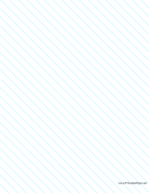 Printable Diagonal Left Right .5 Inch