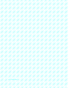 Printable Diagonals Left With Half-Inch Grid