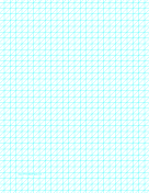 Printable Diagonals Left With Third-Inch Grid