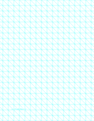 Printable Diagonals Right With Half-Inch Grid