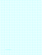 Printable Diagonals Right With Third-Inch Grid