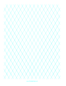 Printable Diamond Graph Paper 1 Inch