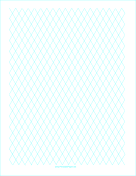 Printable Diamond Graph Paper 2cm