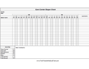 Care Center Diaper Chart