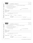 Donation Form Template