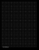 Printable Dot Paper with 3 Dots per Inch and a Black Background