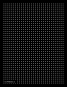 Printable Dot Paper with 4 Dots per Inch and a Black Background