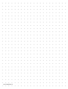 Printable Dot Paper with one dot per centimeter spacing on letter-sized paper