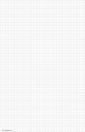 Printable Dot Paper with five dots per inch spacing on ledger-sized paper