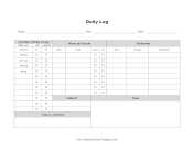 Elder Care Daily Log