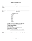 Election Contributions Form