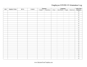 Employee Covid Attestation Log