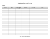 Employee Password Tracker