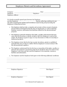 Employee Patents And Inventions Agreement