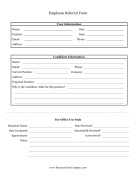 Employee Referral Form