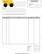 Excavation Invoice Template