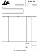 Excavation Invoice Template