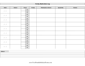 Family Medication Log