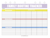 Family Routine Tracker