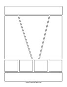 Printable Fight Scene Comic Template