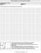 Fire Escape Plan Template