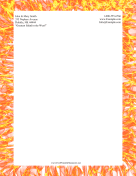 Flame Stationery stationery design