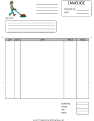 Floor Service Invoice Template