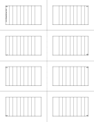 Printable Foldable 8-page Note Paper-Lined