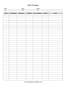 Fuel Tracker