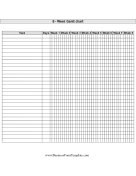 Gantt Chart Eight Weeks