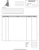 Gardener Invoice Template