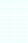 Printable Graph Paper with 3 Lines per Inch and Heavy Index Lines on Poster-Sized Paper