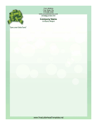 Green Bow Letterhead