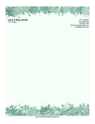 Greenery Letterhead